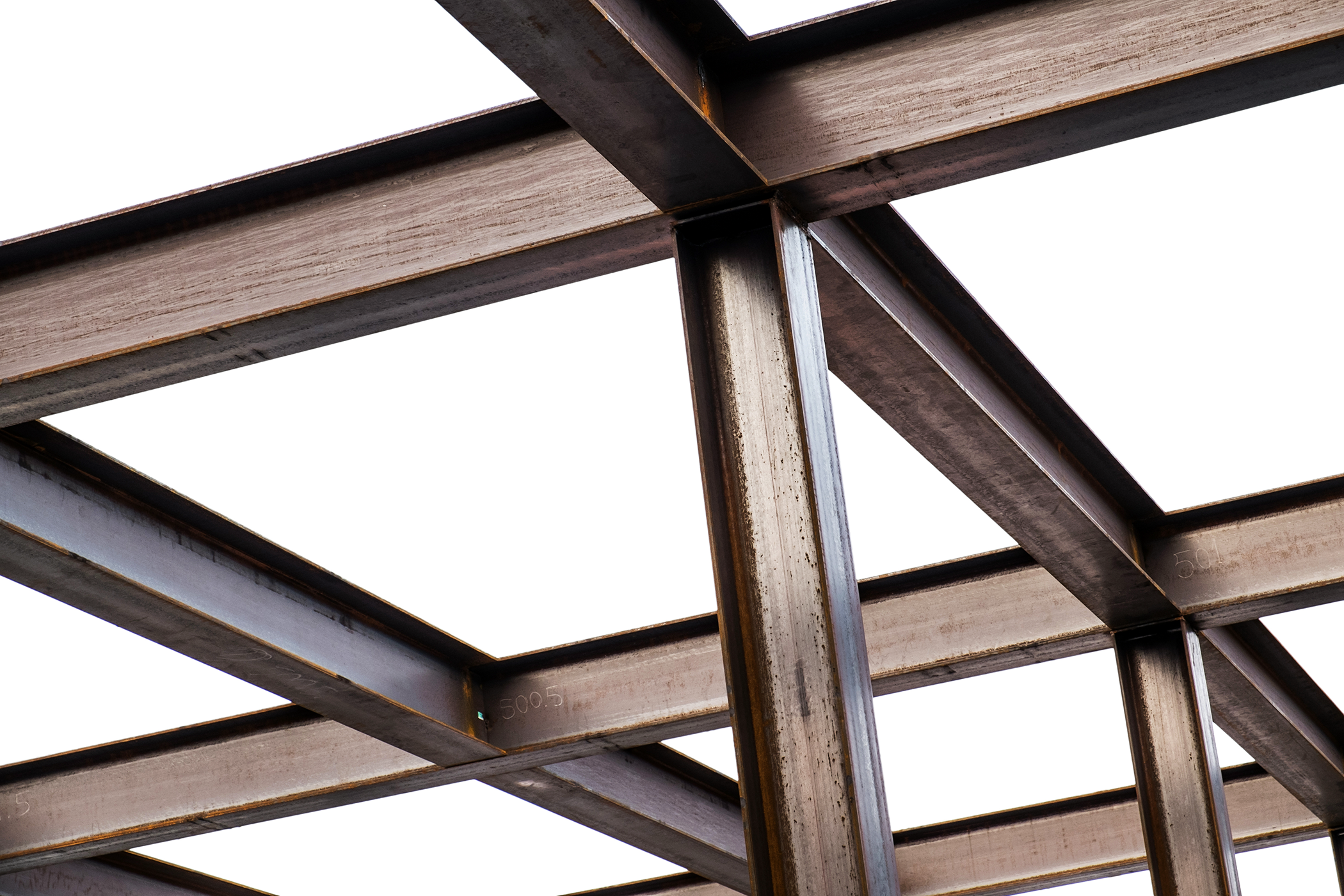 Structural steel beams