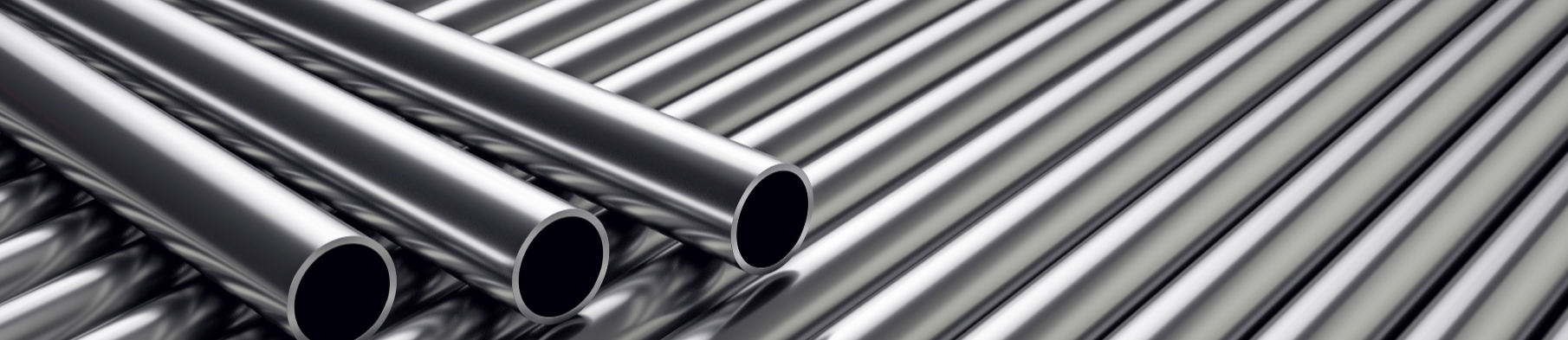 Steel tubes and profiles arranged for industrial supply